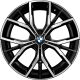 19" M Y-spoke bi-color jet black wheels