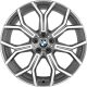 21 Y-Spoke bi-color ferric grey wheels