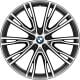 21" BMW Individual V-spoke Bi-color Orbit Grey Wheels