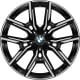 19" M Y-Spoke Bi-Color Black Wheels, Style 859M with Performance Non Run-flat Tires